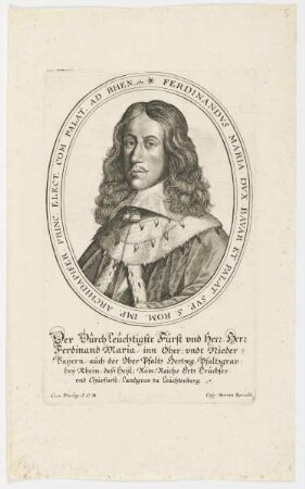 Bildnis des Ferdinandvs Maria, Dvx Bavar.