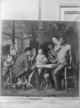 Satyr in einer Bauernfamilie