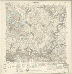 Meßtischblatt 4848 : Klotzsche, 1937 : Klotzsche. - Umdr.-Ausg., aufgen. 1909, hrsg. 1913, bericht. 1934. - 1:25000. - Leipzig, 1937. - 1 Kt.