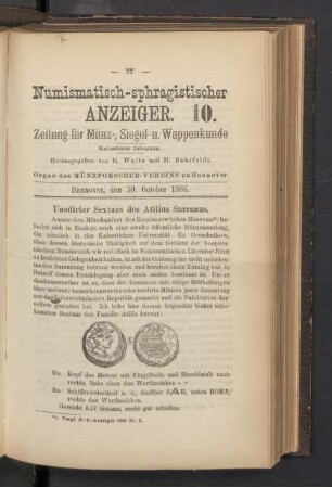 10. 30. October 1886