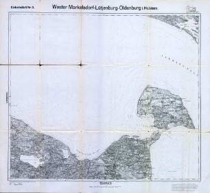 Reichskarte: Einheitsblatt 9 Wester Markelsdorf-Lütjenburg-Oldenburg i. Holstein