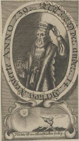 Bildnis von Utilo II., Herzog von Bayern