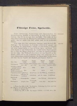 Flüssige Fette, Speiseöle