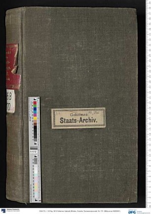 Extrakte für Kabinettsvorträge vom 1. Juli 1789 - 31. Dezember 1789, Bd. 41
