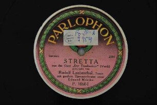 Stretta : aus der Oper "Der Troubadour" / (Verdi)