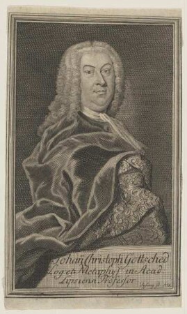 Bildnis des Johann Christoph Gottsched