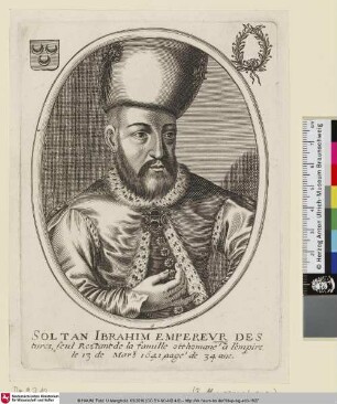 Soltan Ibrahim Empereur des Turcs