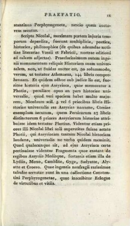 Historiarum excerpta et fragmenta, quae supersunt : Supplementum, cont. annotationes et emendationes. Acc. Theodori Metochitae capita II