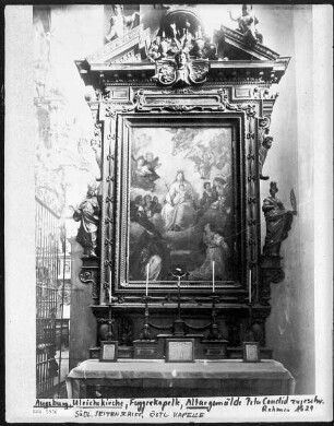 Thronende Madonna mit den Heiligen Ulrich und Afra