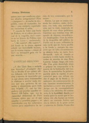 Capítulo segundo