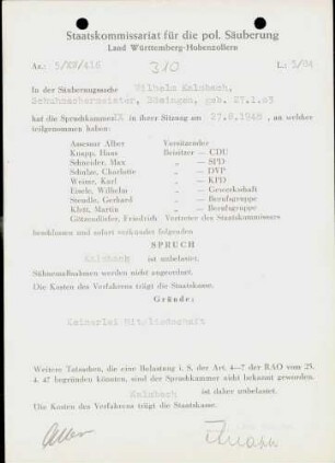 Kalmbach, Wilhelm