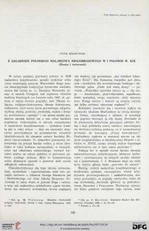 13: Z zagadnień polskiego malarstwa krajobrazowego w I połowie w. XIX. : (Teoria i twórczość)