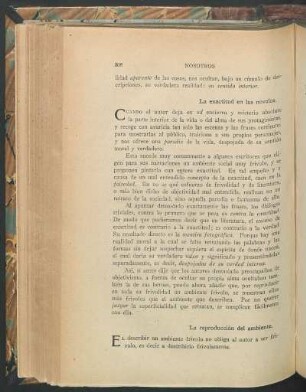 La exactitud en las novelas