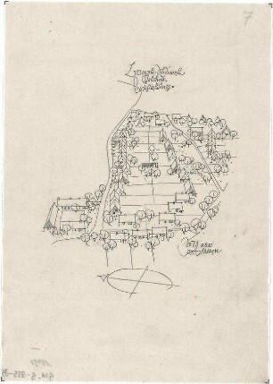 Gsaenger, Gustav; Moosburg - Bonau (Bayern); Krisensiedlung - Geländeerschließung (Vogelperspektive)