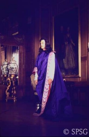 Filmaufnahmen "Liselotte von der Pfalz", Berlin, Schloss Charlottenburg, mit Harald Leipnitz.