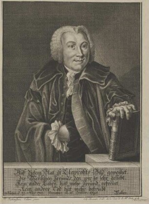 Bildnis des Johann Christian Claproth
