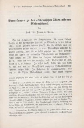 325-348 Bemerkungen zu den akademischen Disputationen Melanchthons