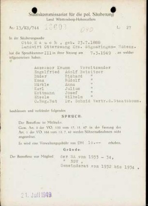 Mauch, Otto