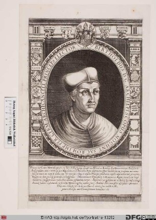 Bildnis Berthold (Graf von Henneberg-Römhild), 1484-1504 Kurfürst u. Erzbischof von Mainz