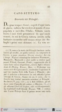 Capo settimo