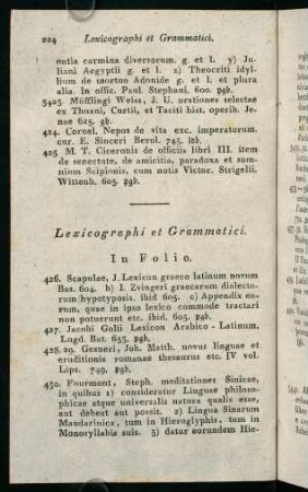 224-231, Lexicographi et Grammatici