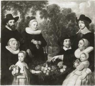 Familienbildnis : Vos, Cornelis de: Familienbildnis. Dresden: Galerie Alte Meister S 108