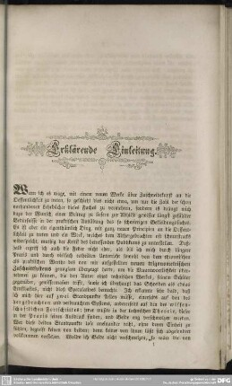 Erklärende Einleitung