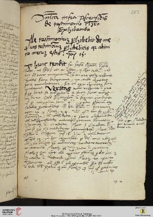 Dominica infra Ascensionis de testimonio christo Exhibendo [Predigttext, Io 15,26–27]