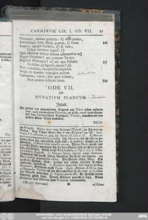 Ode VII. Ad Munatium Plancum.