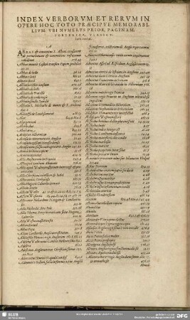 Index Verborum Et Rerum In Opere Hoc Toto Praecipue Memorabilium ...