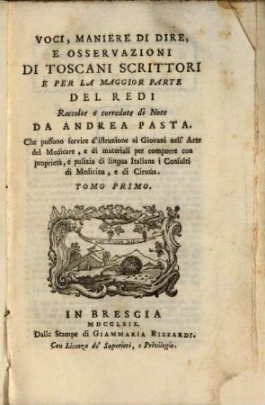 Voci, Maniere Di Dire, E Osservazioni Di Toscani Scrittori E Per La Maggior Parte Del Redi, 1