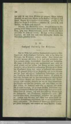 §. 12. Landgraf Ludwig der Eiserne