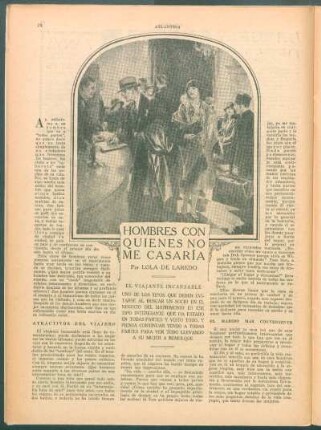 Hombres con quienes no me casaría