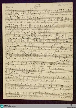 4 Sacred songs - Don Mus.Ms. 757 : V (4), orch, org