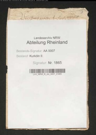 Kurfürstliches Edikt betr. Fettwaagenordnung
