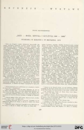 "Ren - Moza. Sztuka i Kultura 800-1400" : wystawa w Kolonii i Brukseli, 1972
