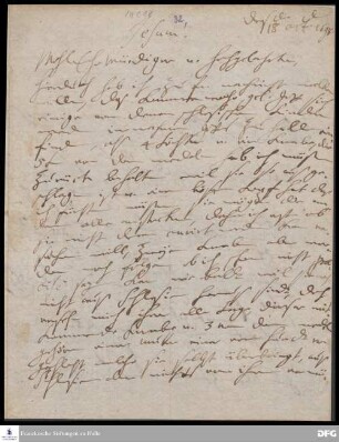 Brief von Henriette Catharina v. Gersdorff an August Hermann Francke.