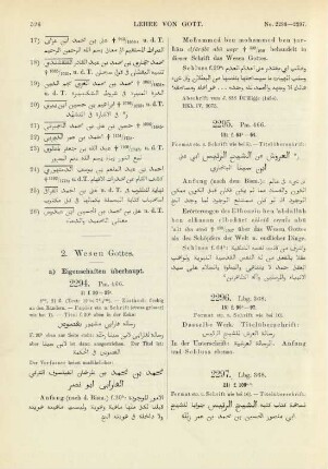 a) Eigenschaften überhaupt (No. 2294-2393)