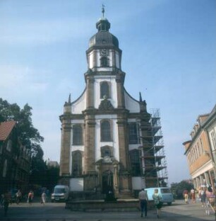 Suhl. Kreuzkirche. Ansicht von Westen