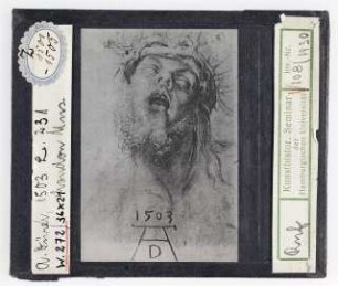 Albrecht Dürer: Christuskopf. London, British Museum