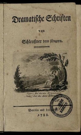 Dramatische Schriften