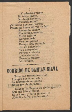Corrido de Damian Silva