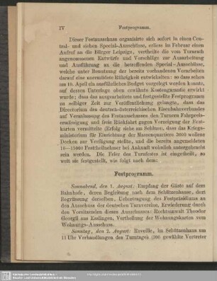 Festprogramm