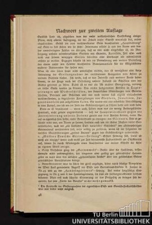 Nachwort zur zweiten Auflage