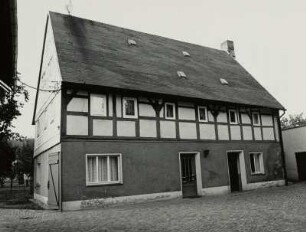 Glauchau-Jerisau, Wohnstallhaus, Hofansicht