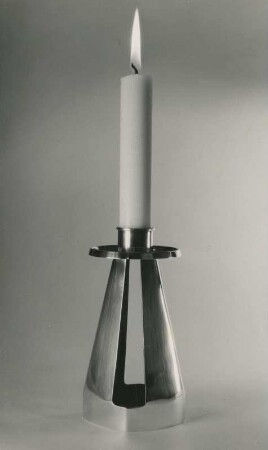 Tischleuchter aus Silber von Heinz-Ullrich Bullermann