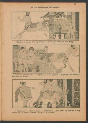 En el hipódromo mitológico [Ilustraciones]