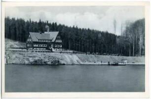Kriebstein. Talsperre - Stausee und Gaststätte