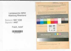Entnazifizierung Adolf Frech , geb. 06.10.1901 (Angestellter)