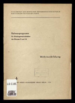 Wehrausbildung
